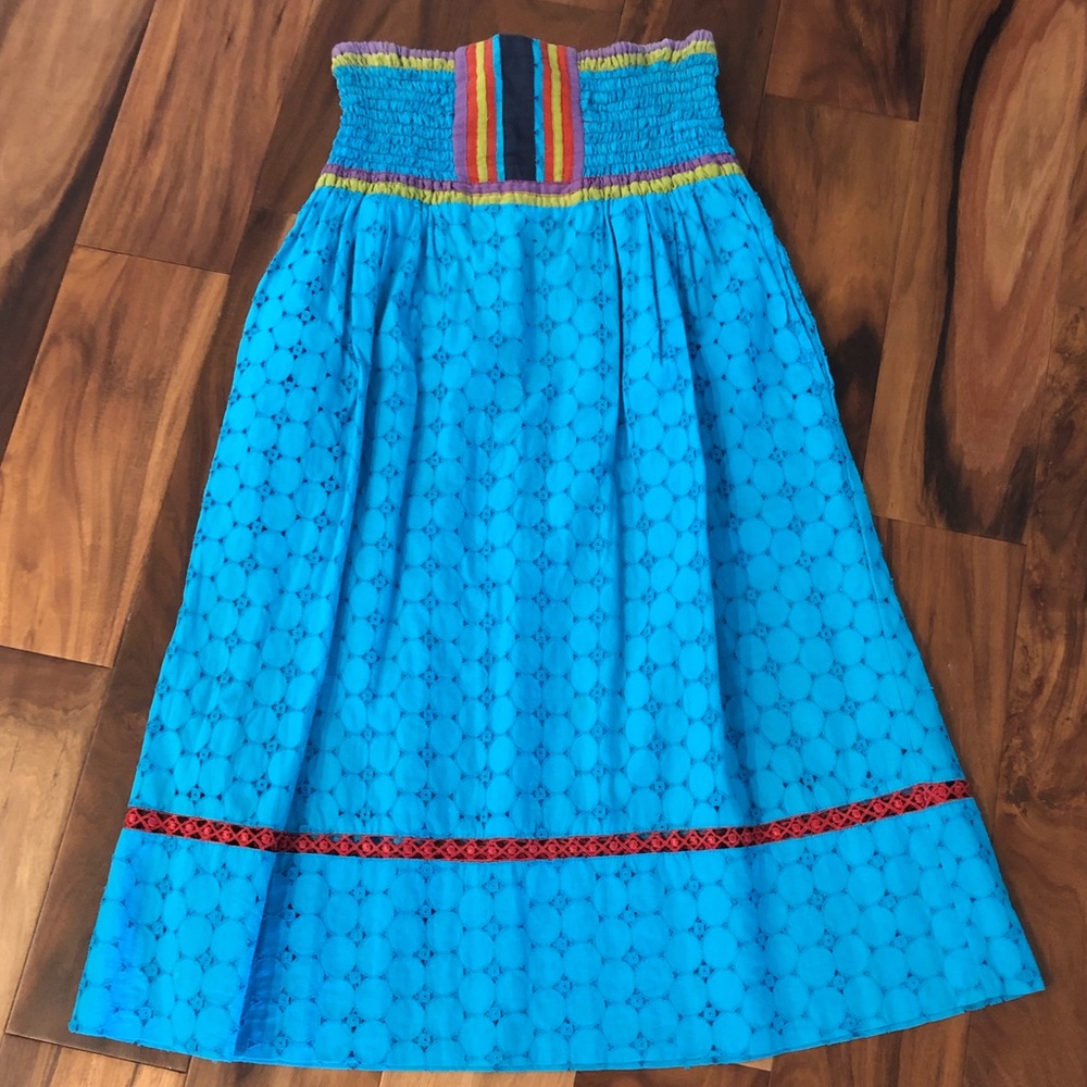 Voile dress w/ pockets.